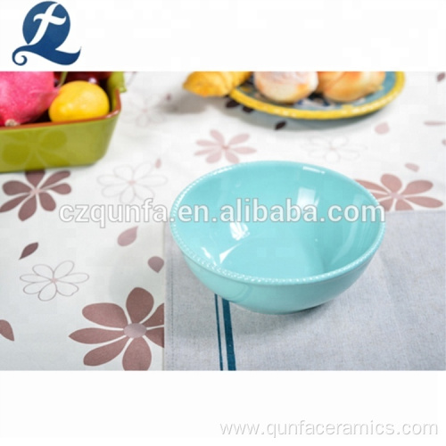 Tableware Round Color Pasta Bowl Design Ceramic Bowl